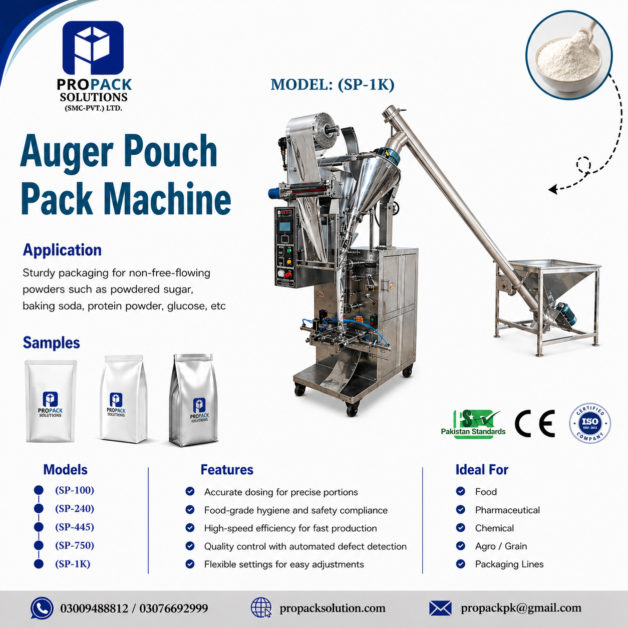 Auger Pouch Pack – Pro Pack Solution